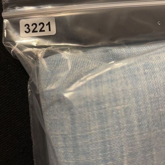 Roth Le cover light blue linen blend Pleated Straight Leg Pants Size 6 - Picture 8 of 8